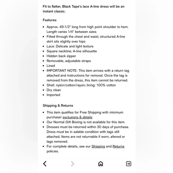 Anthropologie - Lace strapless white midi a line dress - Picture 5 of 11